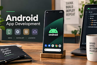 develop high quality native android apps with modern UI