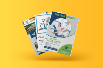 design elegant marketing flyer for your business