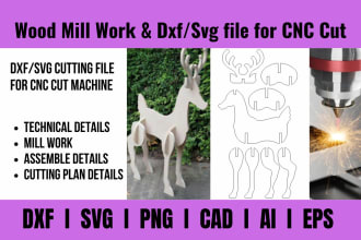 create dxf, svg file for cnc router, laser and plasma cut