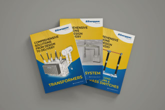 create a professional brochure, booklet and catalog