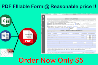 make fillable pdf form or design your pdf