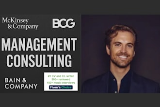 write your consulting CV or cover letter without ai as a mckinsey recruiter