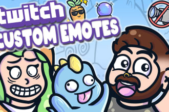 create custom twitch emotes, badges