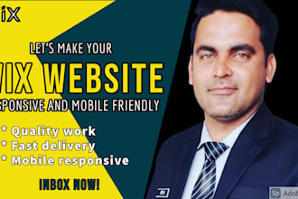 make your wix website responsive and mobile friendly