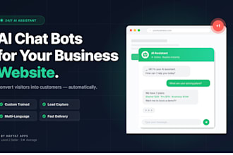 create a custom ai chatbot to capture leads on your website