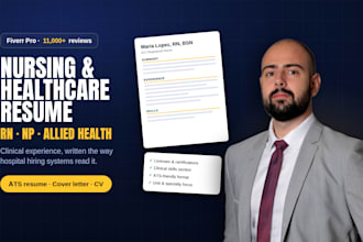 write nursing resume, medical resume, healthcare ats resume
