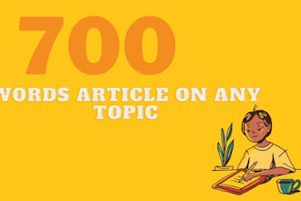 write a blog post of up to 700 words on any topic