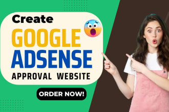 create wordpress website for google adsense approval