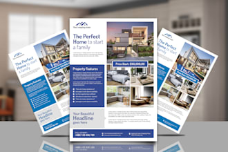 make real estate flyer, do you want buy or sell your house