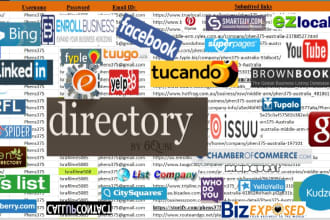 do 100 niche directory submission manually