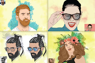 create amazing illustration of you