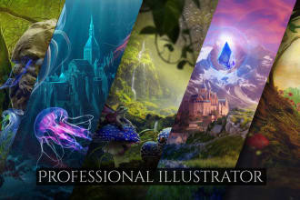 paint stunning landscape illustrations