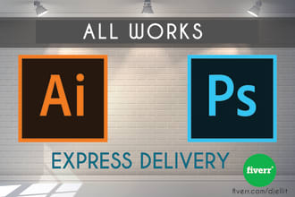 do any adobe illustrator work or edit your ai,eps, edit work