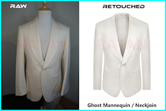 do ghost mannequin, neck joint, and apparel photo editing