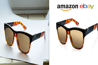 do amazon product photography editing, retouching, and background removal