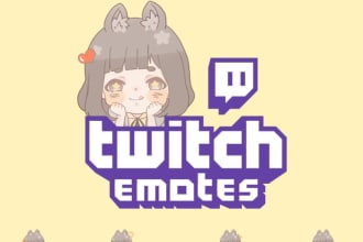 do cute twitch emotes or badges