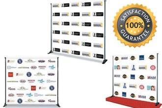 design red carpet backdrop, step and repeat