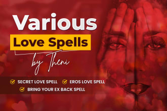 cast enchanting spells, spellbinding rituals, for eclectic and enigmatic romance