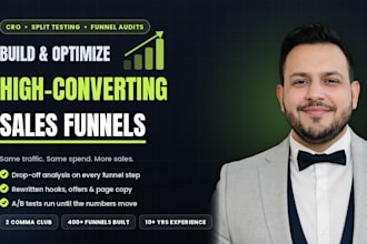 build and optimize a high converting sales funnel with ai follow up cro