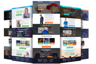 create high converting lead gen landing page for local business