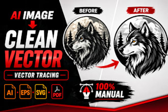 convert your ai generated logo or image into a clean vector