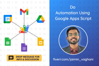 automate your task using google apps script