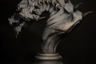 sculpt 3d printable miniatures and tabletop games and 3d printing from sketch