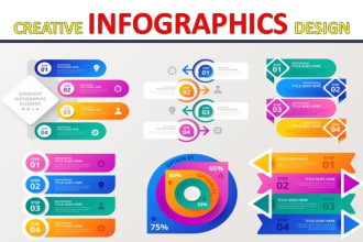 make infographic flow diagram and charts within 24hrs