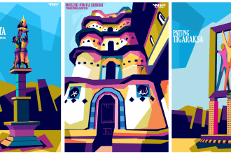 draw pop art, animals buildings and culture