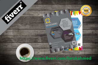 make an awesome flyer, corporate flyer, business flyer for you
