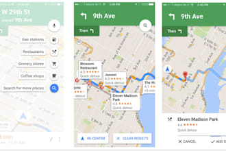 develop google and ios map based app
