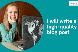 write an SEO blog post