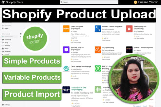 do professional shopify product listing