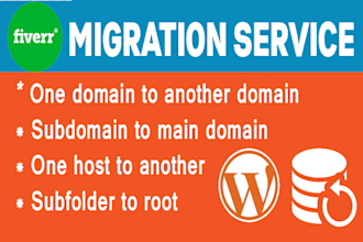 migrate, transfer, move,clone or migration wordpress website