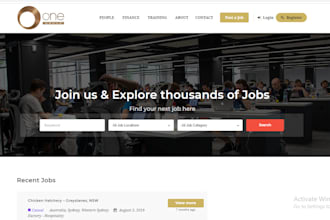 create functional  job portal  job board and job posting website with wordpress