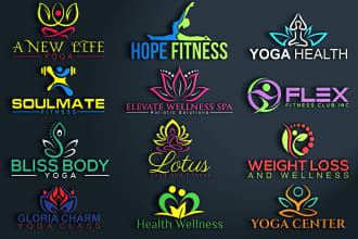 do yoga,wellness,fitness brand logo