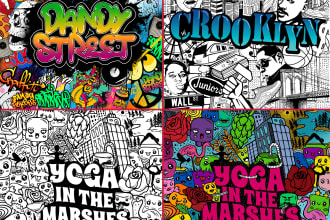 draw doodle art illustration designs on any topic