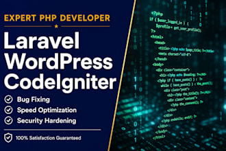 fix laravel, wordpress and codeigniter bugs, errors n issue