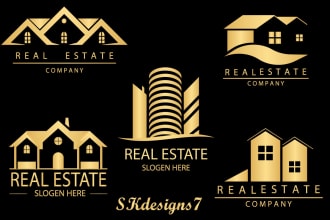 design stunning real estate logo