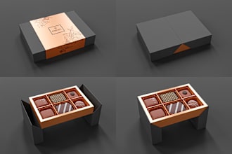 design modern packaging for cookie, chocolate or bakery food