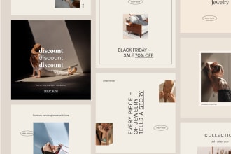 create social media branding kit including logo