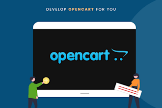 design the opencart website