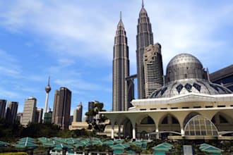 give five place that you must visit and five foods that you must try during your visit to Malaysia