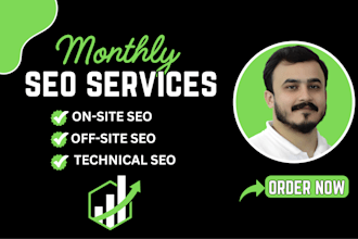 monthly SEO link building with high da off page contextual backlinks
