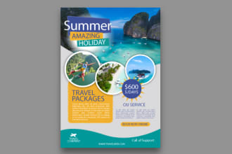 design flyer, brochure, postcard, leaflet