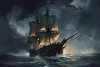 paint an illustration in a realistic style