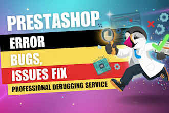 fix bug error issue and customize prestashop website