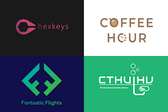 design minimal and flat logo or icons