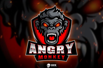 design awesome esport gaming youtube twitch character logo
