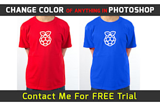do any color changing project in photoshop